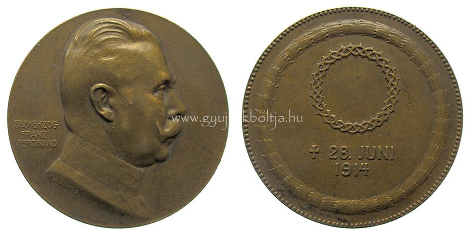 Arnold Hartig: Ferenc Ferdin�nd f�herceg meggyilkol�s�nak eml�k�re 1914. j�nius 28.